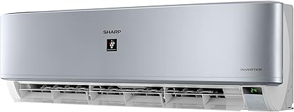 تكييف شارب اسبليت 3 حصان بارد - ساخن انفرتر ديچيتال بلازما كلاستر سيلفر 